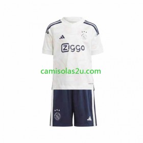 Camisolas de futebol AFC Ajax Criança Equipamento Alternativa 2023/24 Manga Curta